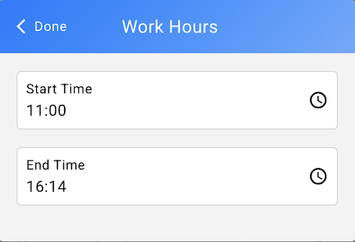 Work Hours